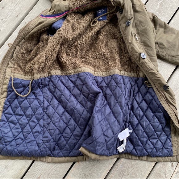 American Eagle Army Green Long Coat - Picture 8 of 8